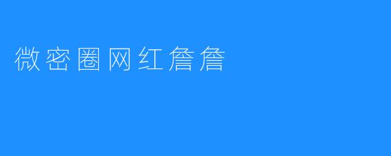 微密圈网红詹詹